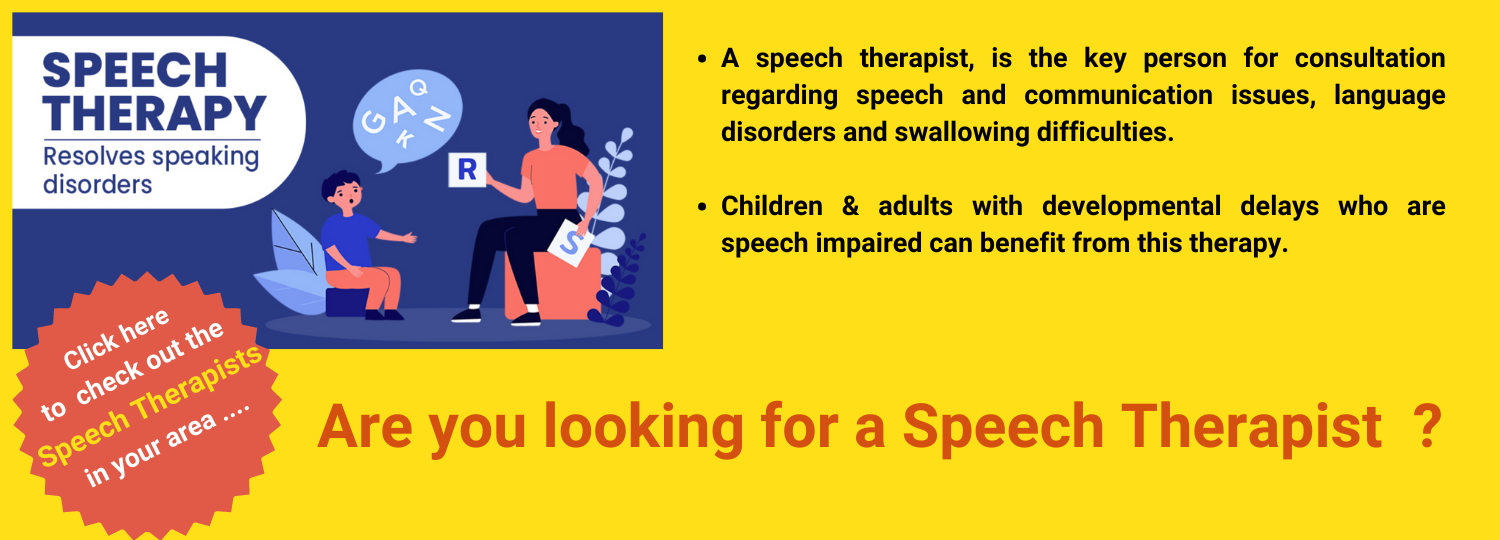 Speech Therapy Banner - English