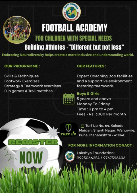 Lakshya Foundation Football Academy from Pune is a Recreational Centre.