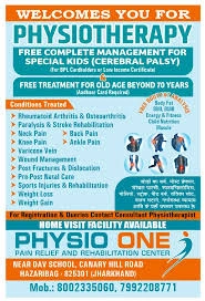Physio One from Hazaribagh is a Therapy Centre.