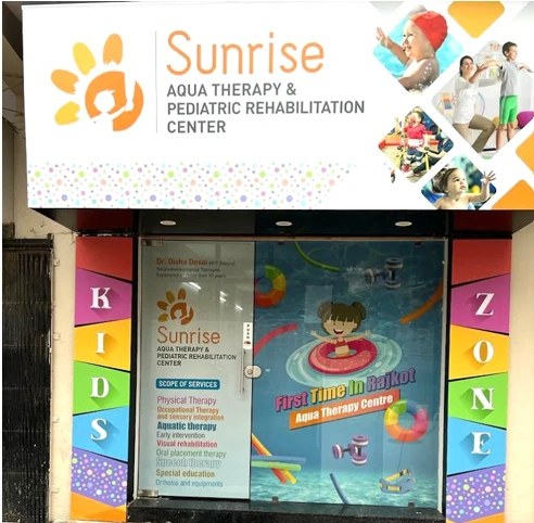 Sunrise Aqua Therapy and Pediatric Rehabilitation Centre from Rajkot (Rajnagar) is a Therapy Centre