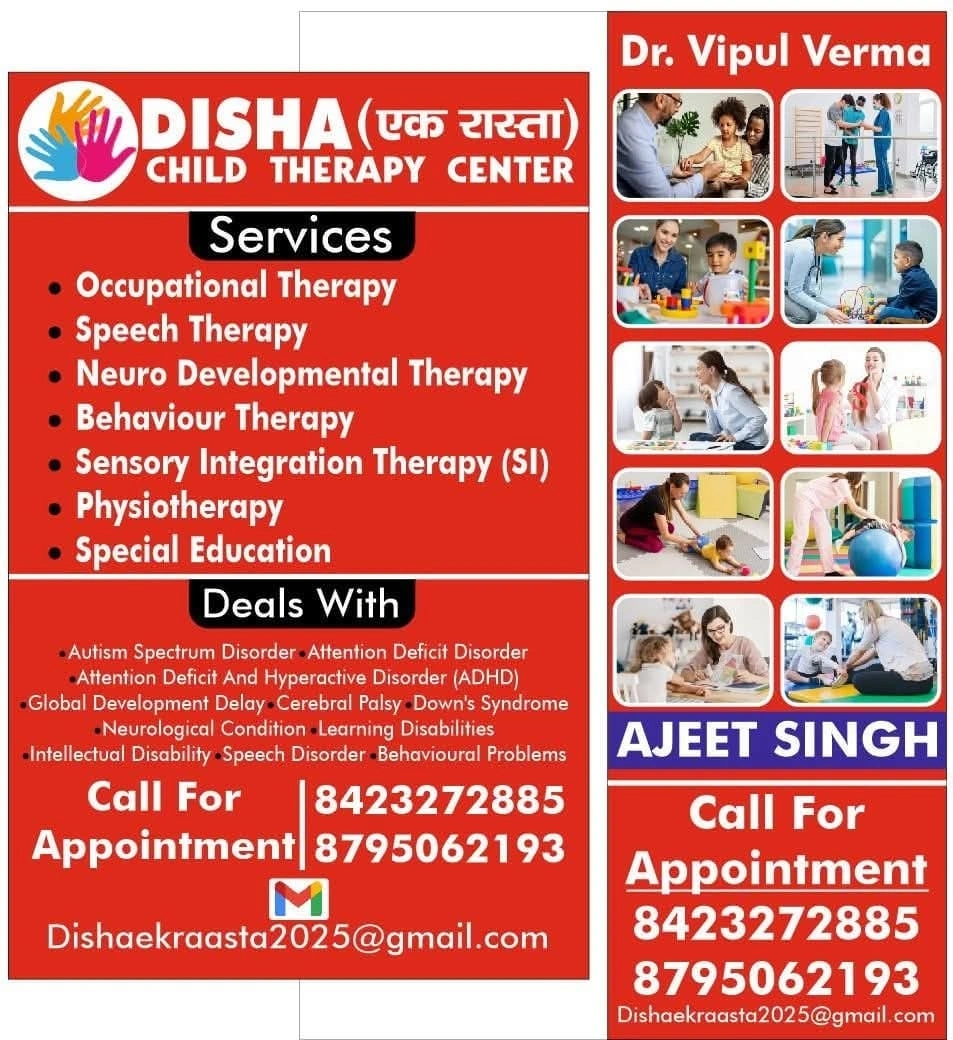 Disha Ek Raasta Child Therapy Centre from Lucknow is a Therapy Centre.