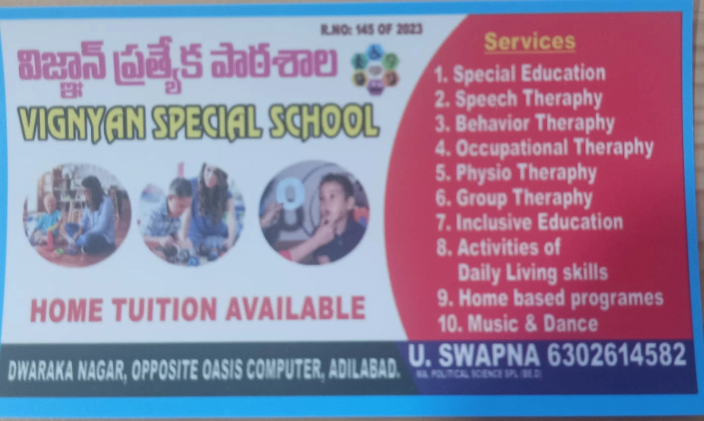 Vignyan Special School from Hyderabad is a Special School