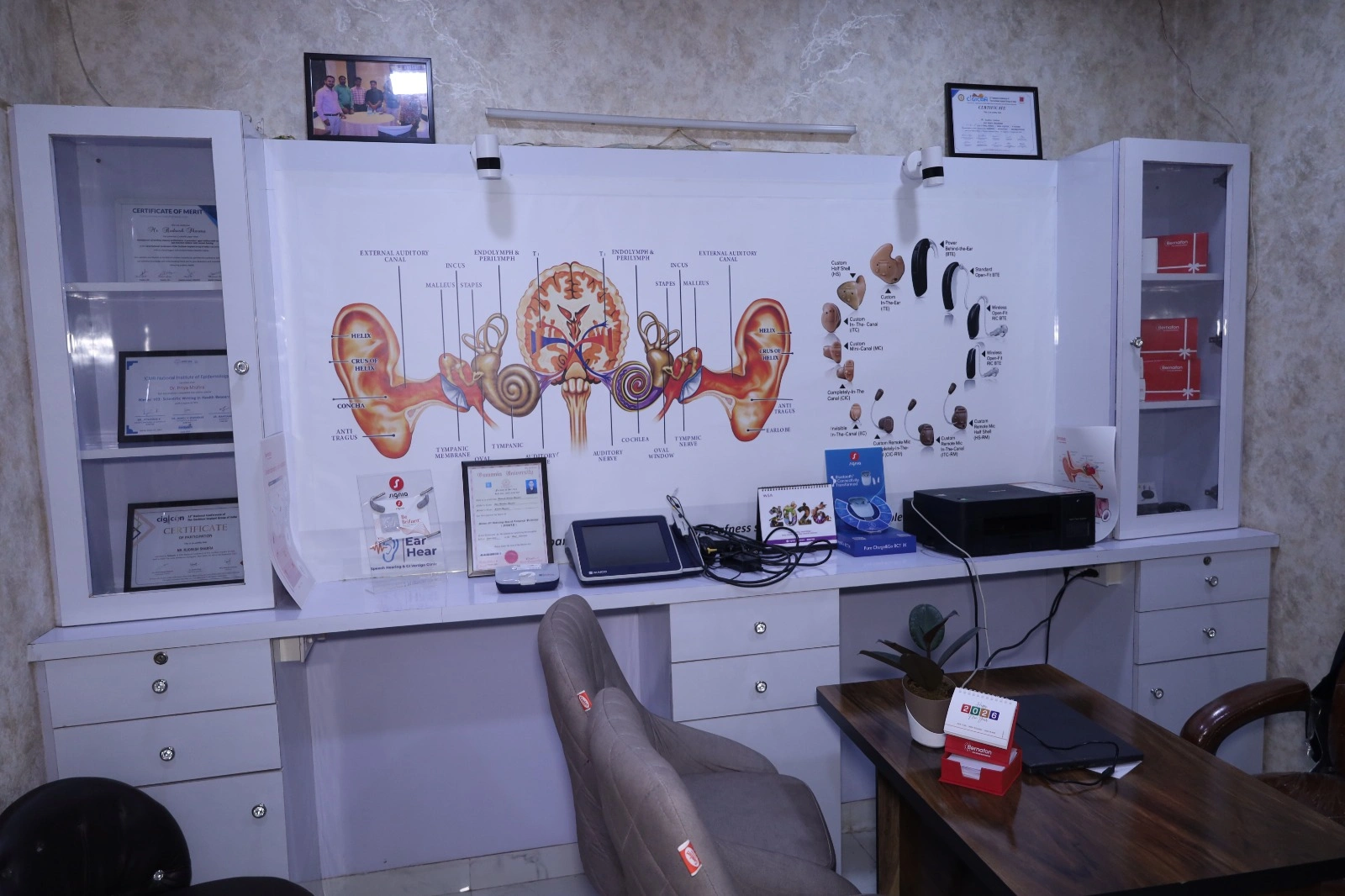 Ear Hear Speech Hearing CI Vertigo Clinic from Kanpur is a Clinic.